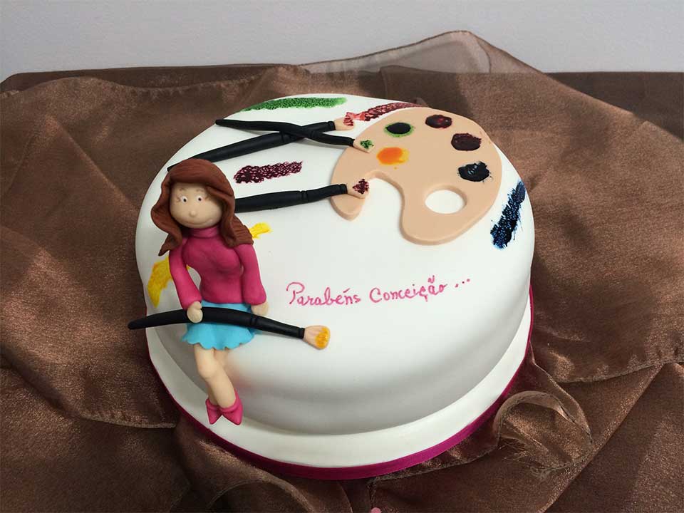 Cake Design - Bolo de Aniversário de Adulto