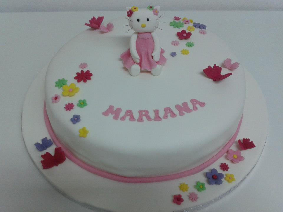 Cake Design - Bolo de Aniversário de Menina