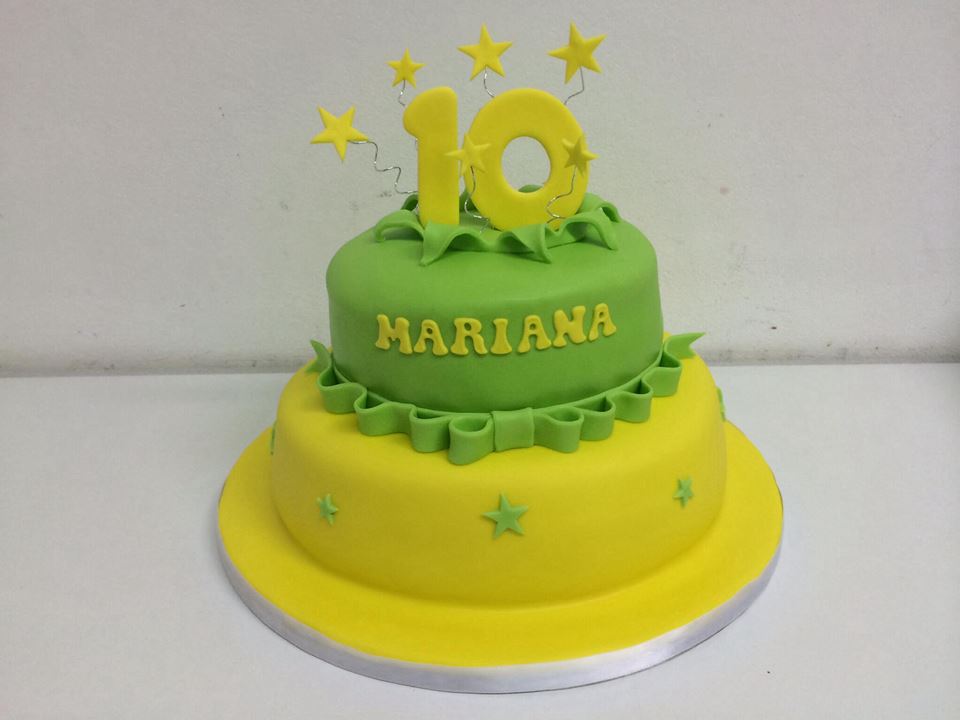 Cake Design - Bolo de Aniversário de Menina