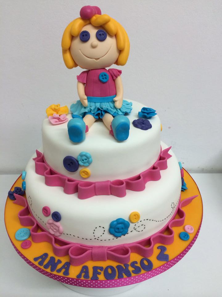 Cake Design - Bolo de Aniversário de Menina