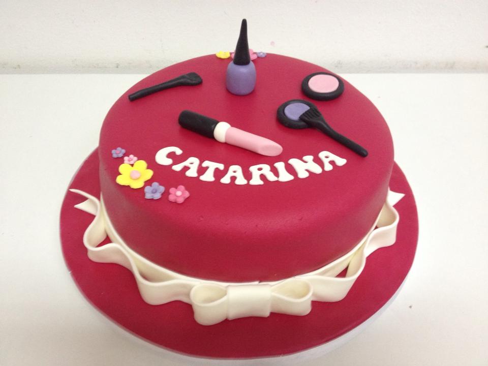 Cake Design - Bolo de Aniversário de Menina