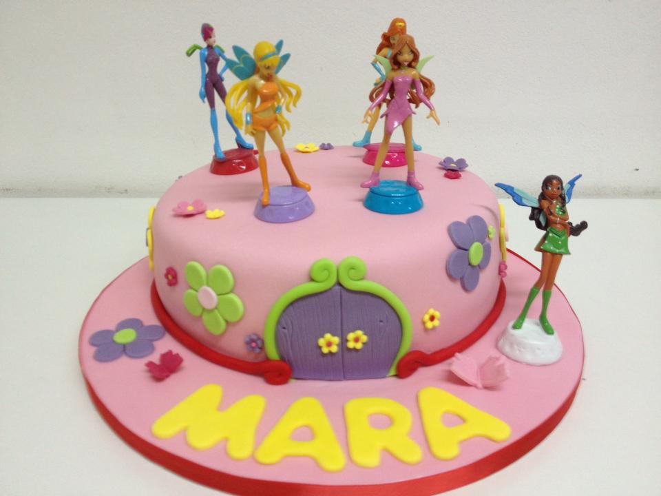 Cake Design - Bolo de Aniversário de Menina