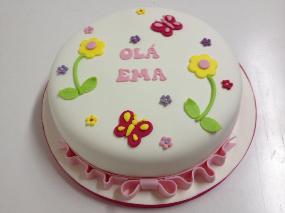 Cake Design - Bolo de Aniversário de Menina