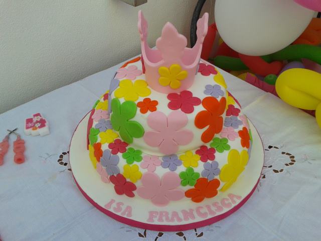 Cake Design - Bolo de Aniversário de Menina