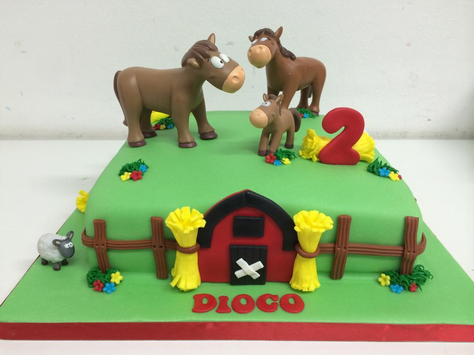 Cake Design - Bolo de Aniversário de Menino