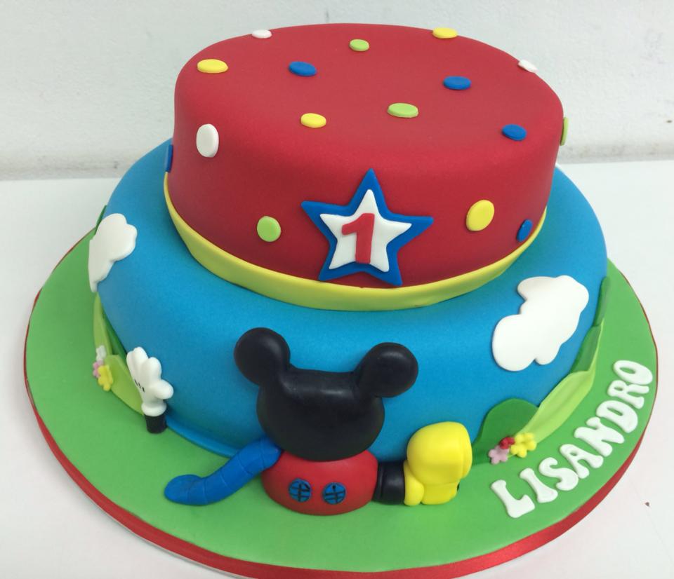 Cake Design - Bolo de Aniversário de Menino