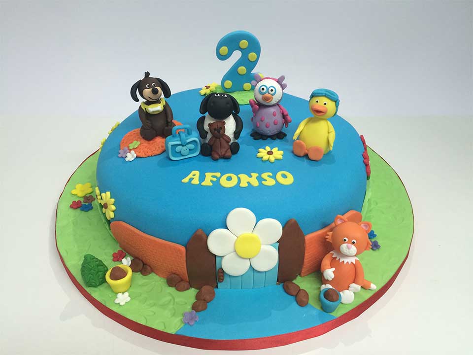 Cake Design - Bolo de Aniversário de Menino