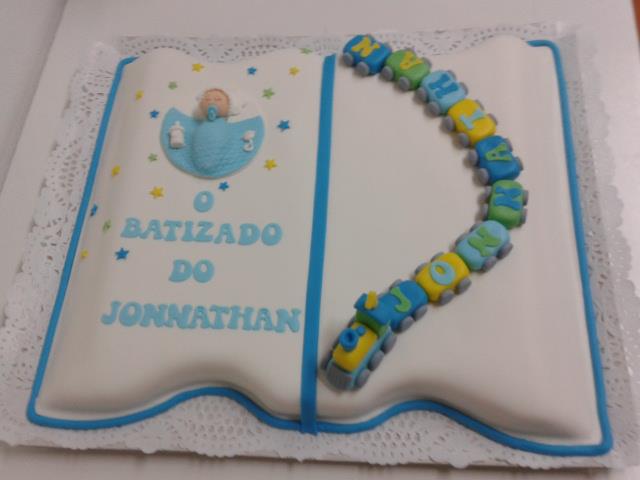 Cake Design - Bolo de Batizado