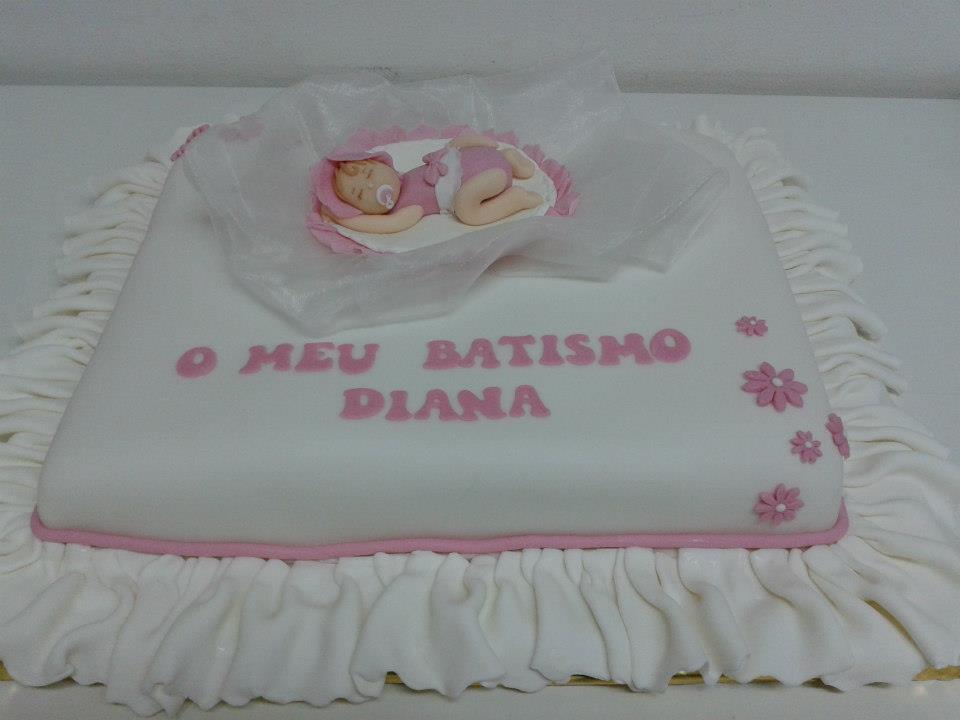 Cake Design - Bolo de Batizado