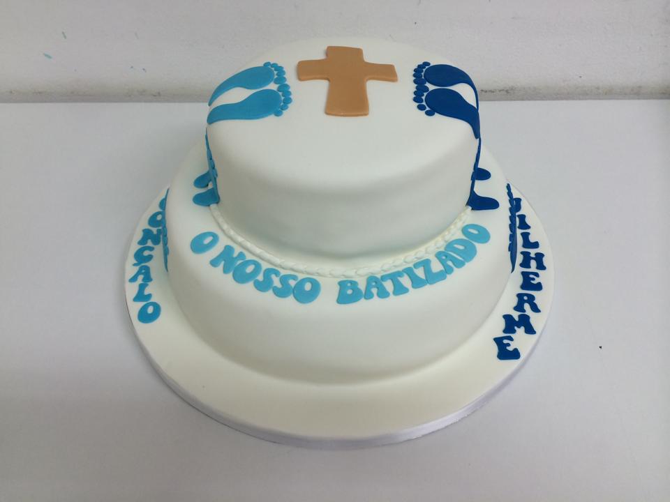 Cake Design - Bolo de Batizado