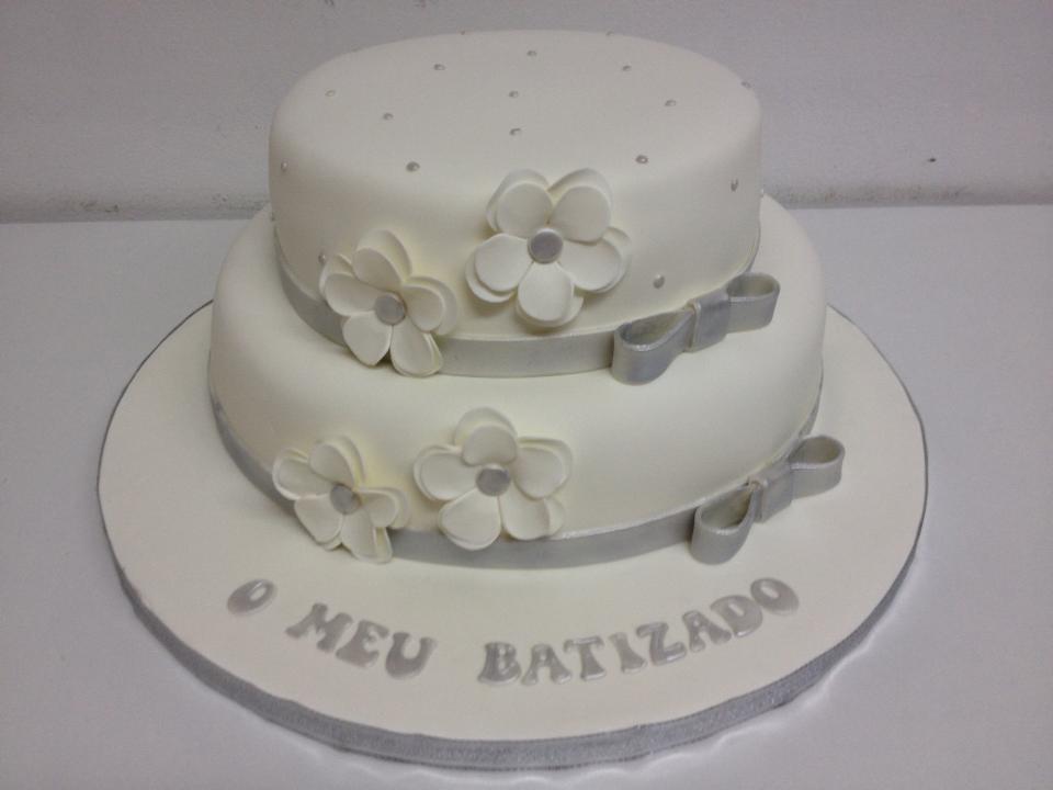 Cake Design - Bolo de Batizado