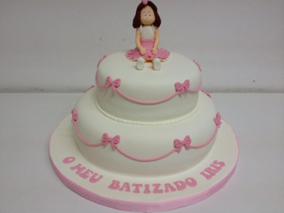 Cake Design - Bolo de Batizado