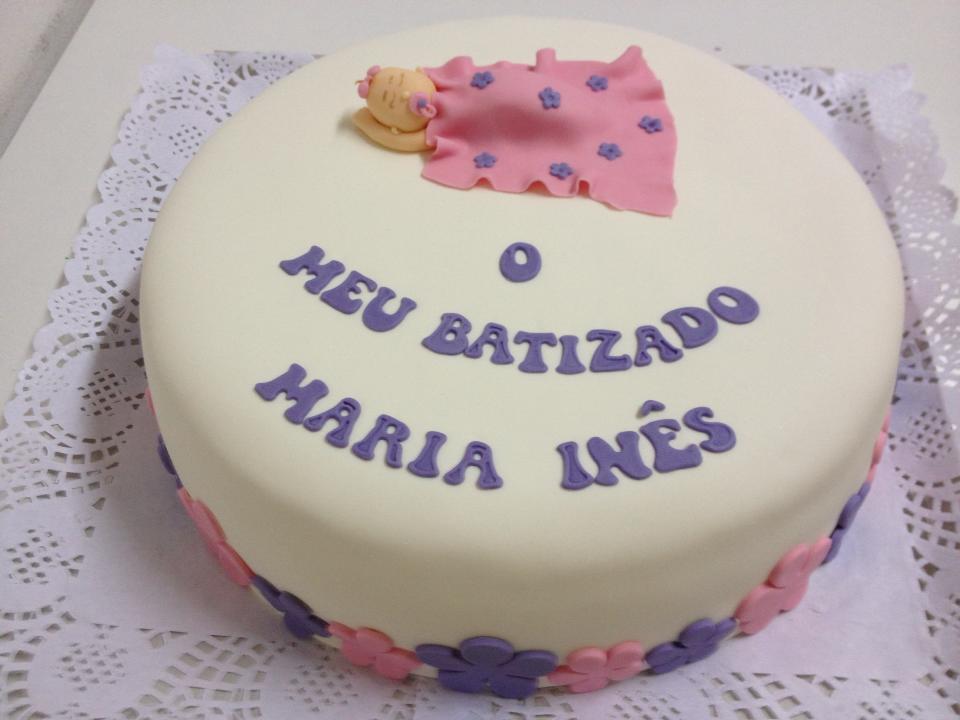 Cake Design - Bolo de Batizado