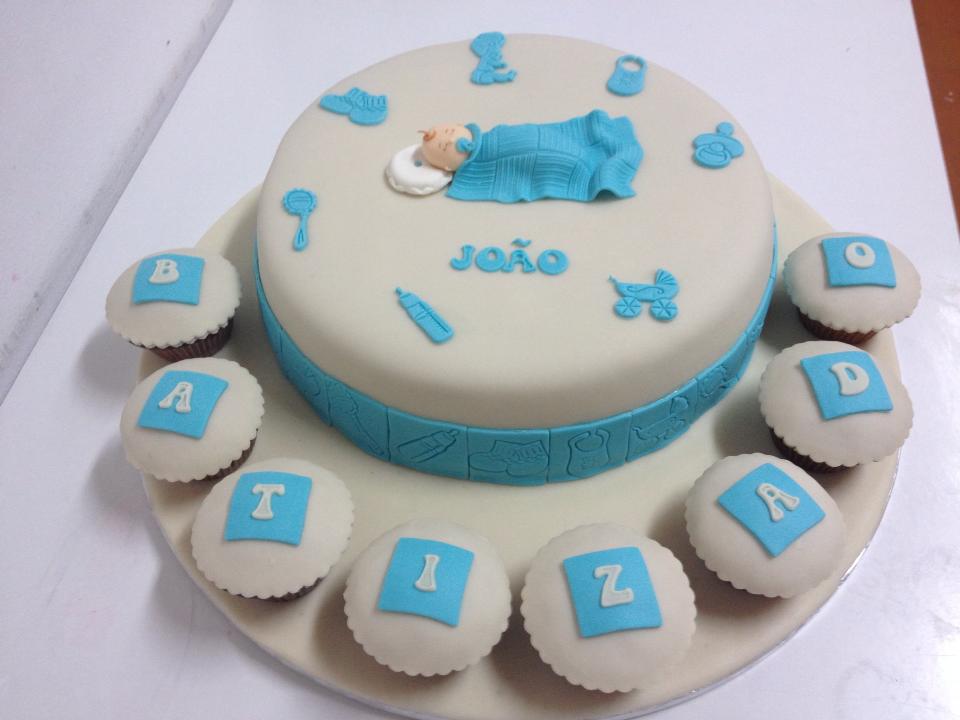 Cake Design - Bolo de Batizado