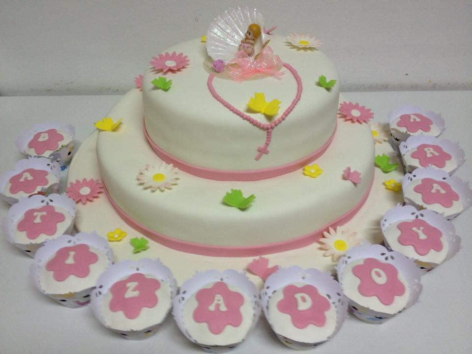 Cake Design - Bolo de Batizado