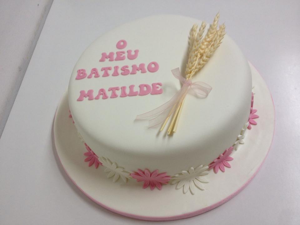 Cake Design - Bolo de Batizado