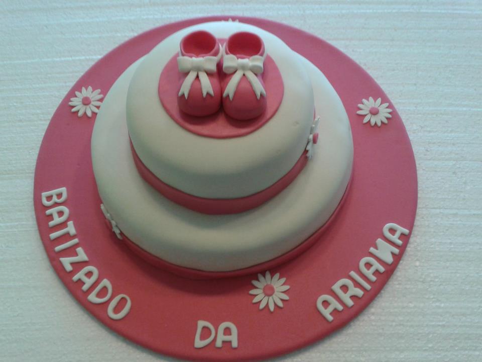 Cake Design - Bolo de Batizado