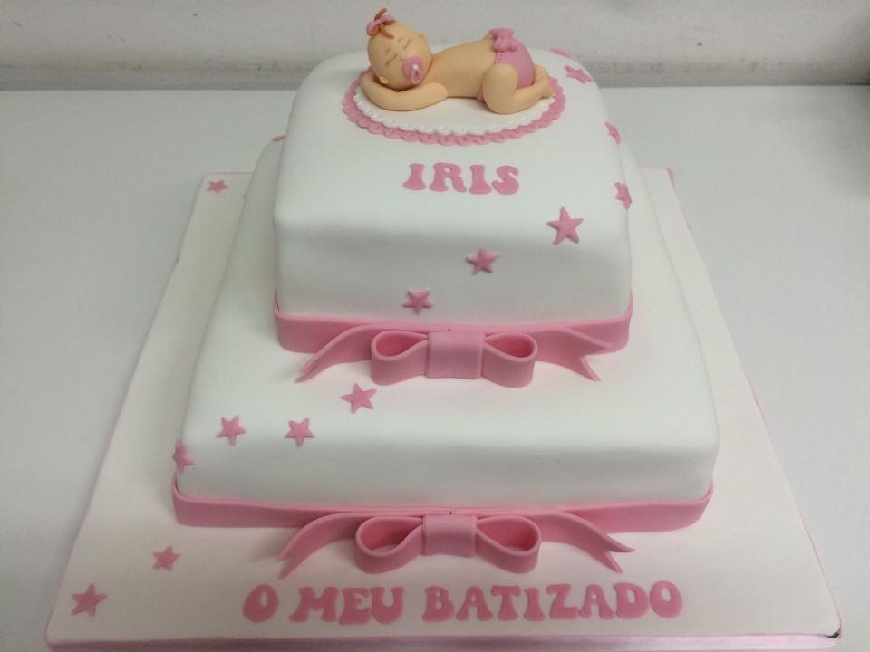 Cake Design - Bolo de Batizado