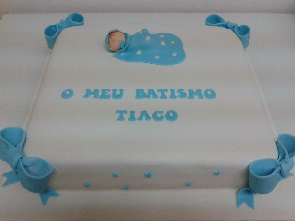 Cake Design - Bolo de Batizado