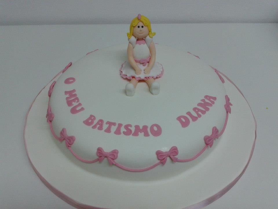 Cake Design - Bolo de Batizado