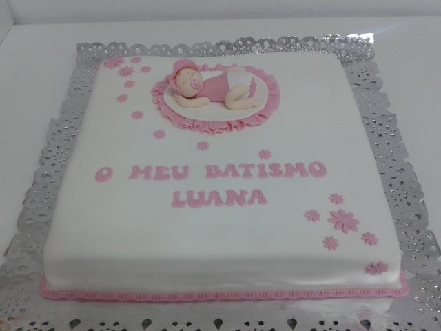 Cake Design - Bolo de Batizado