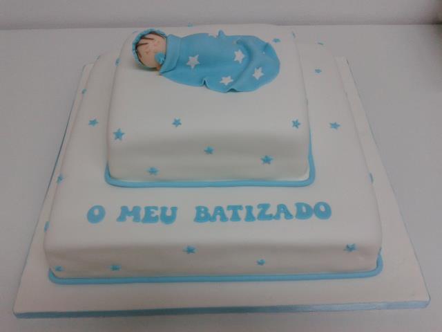 Cake Design - Bolo de Batizado