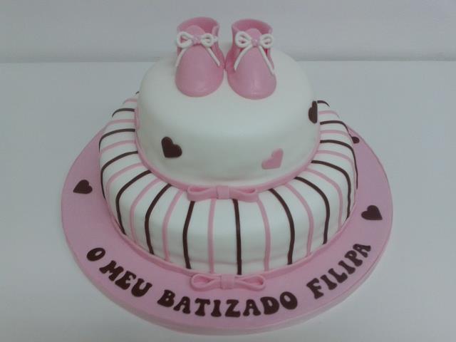 Cake Design - Bolo de Batizado