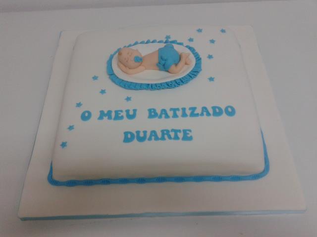 Cake Design - Bolo de Batizado