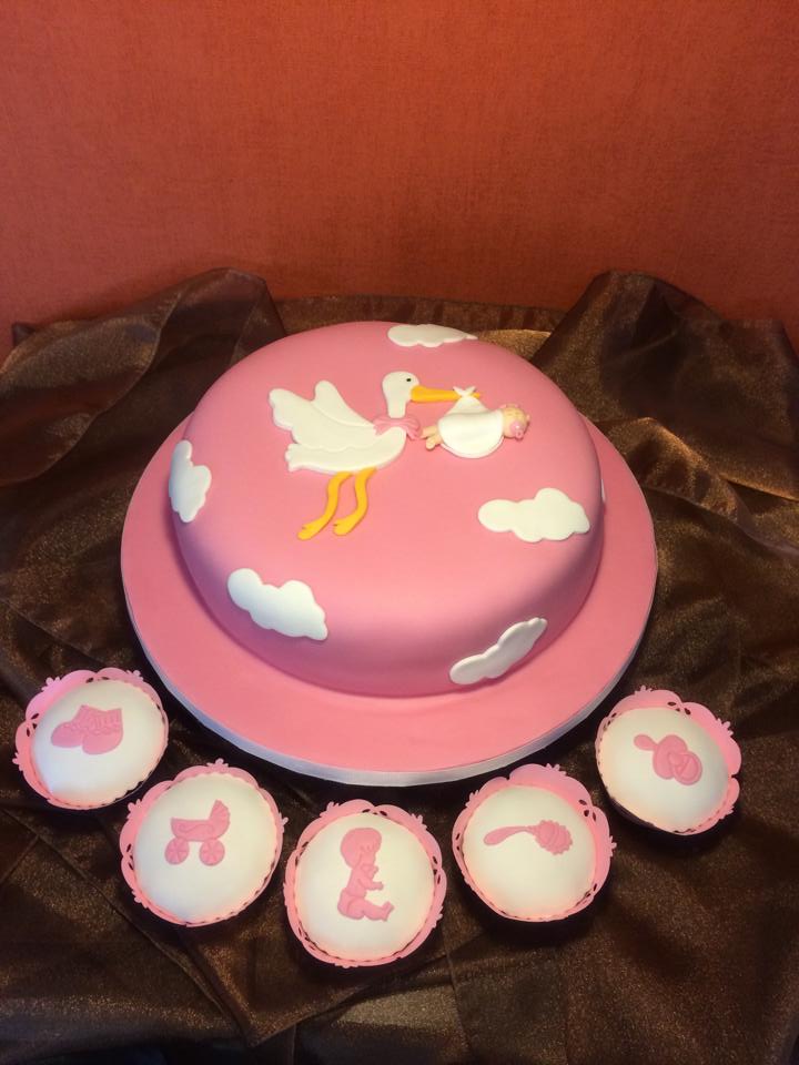 Cake Design - Bolo Chá de Bebé